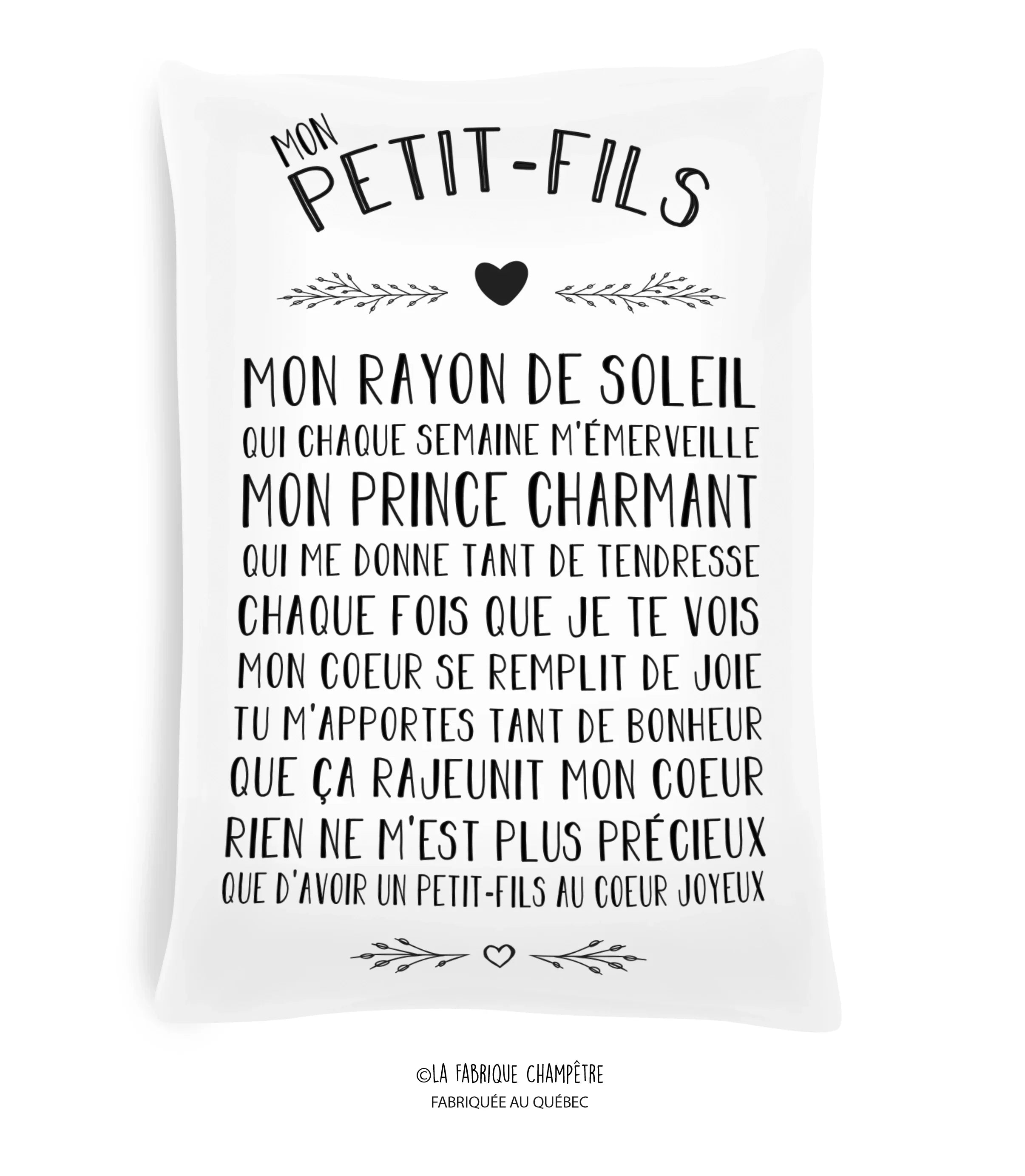 Coussin - “Mon petit-fils“