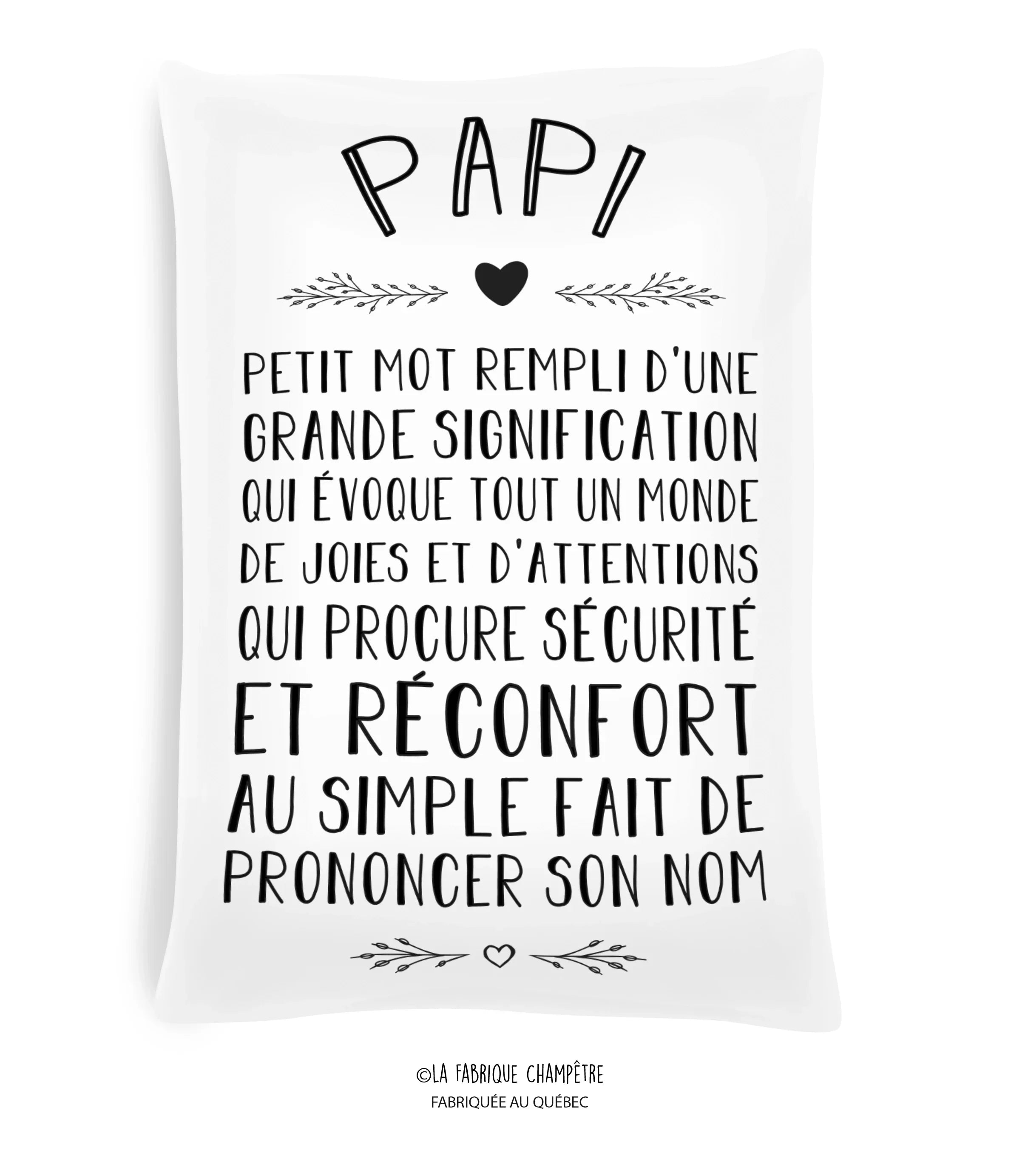 Coussin - “Papi“