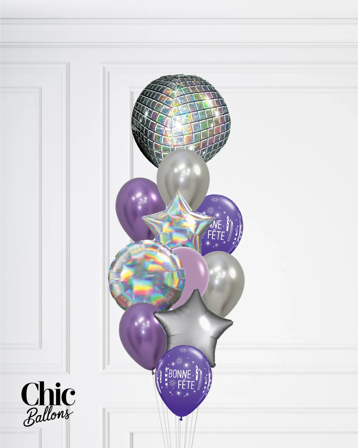 Bouquet de ballons - Disco