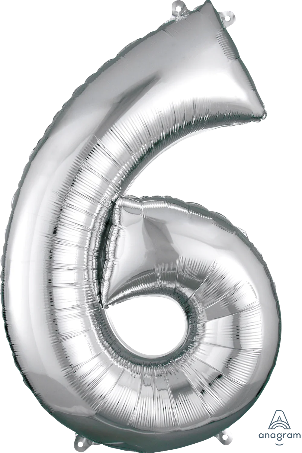 Nombre #6 #6 argent - 34"