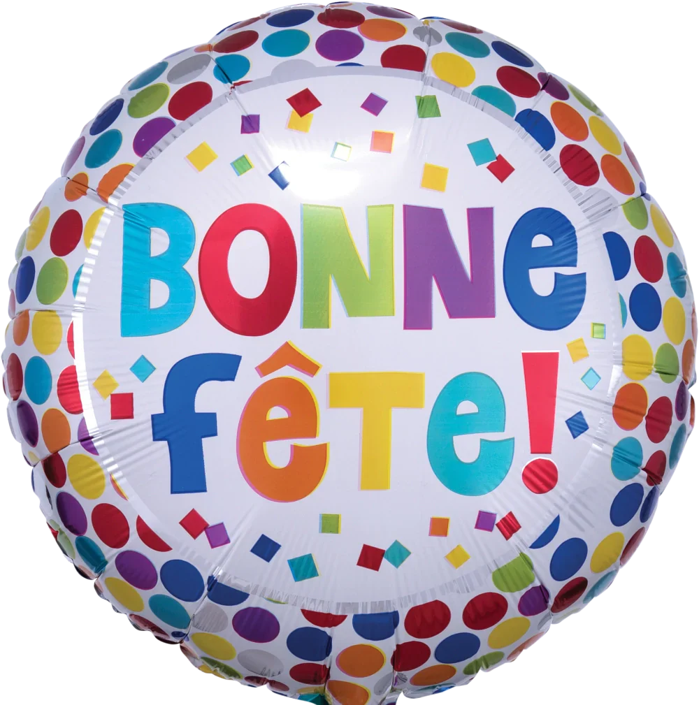 Bonne fête dots - 18"