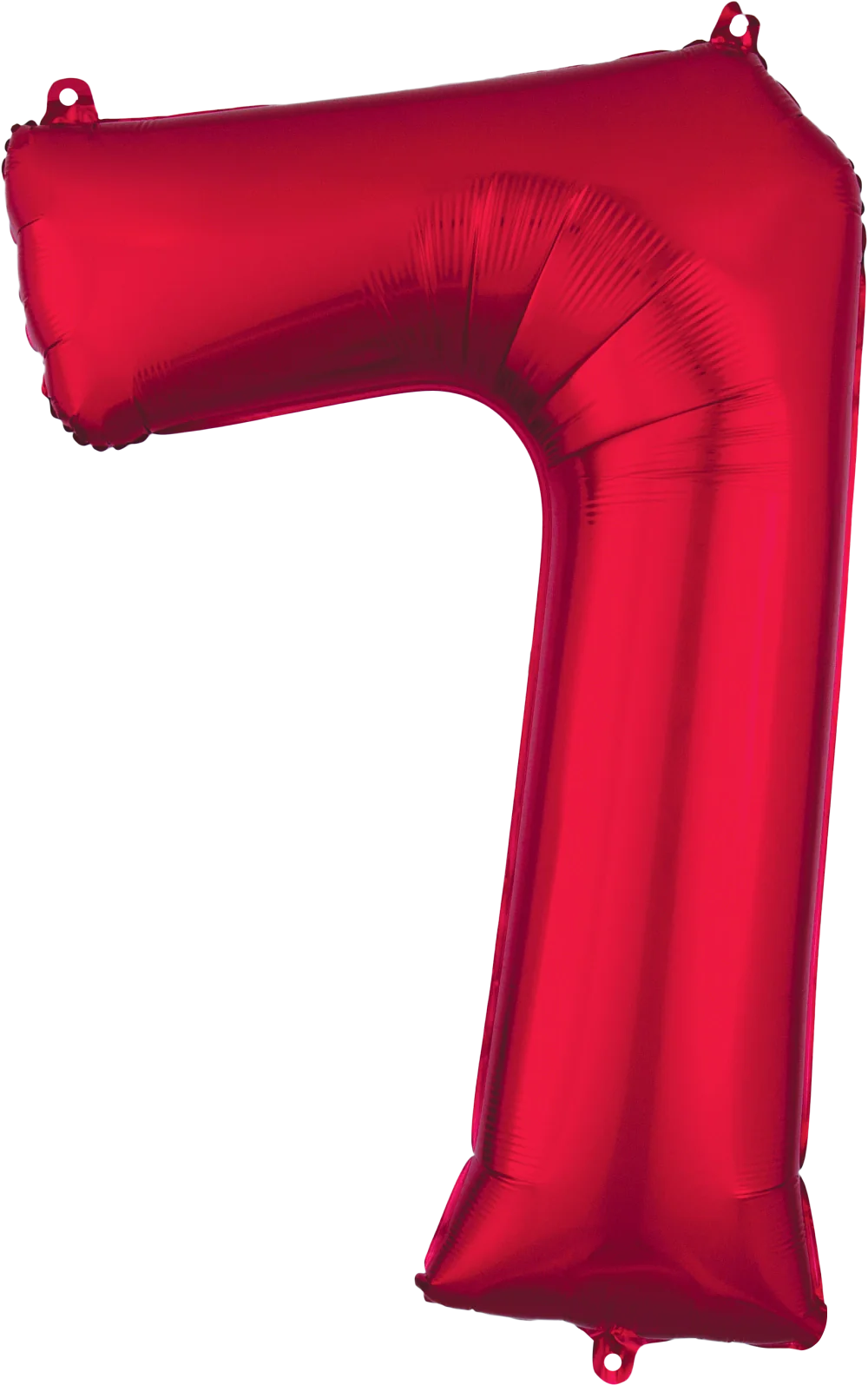 Ballon en aluminium (34") - Chiffre 7 - Rouge