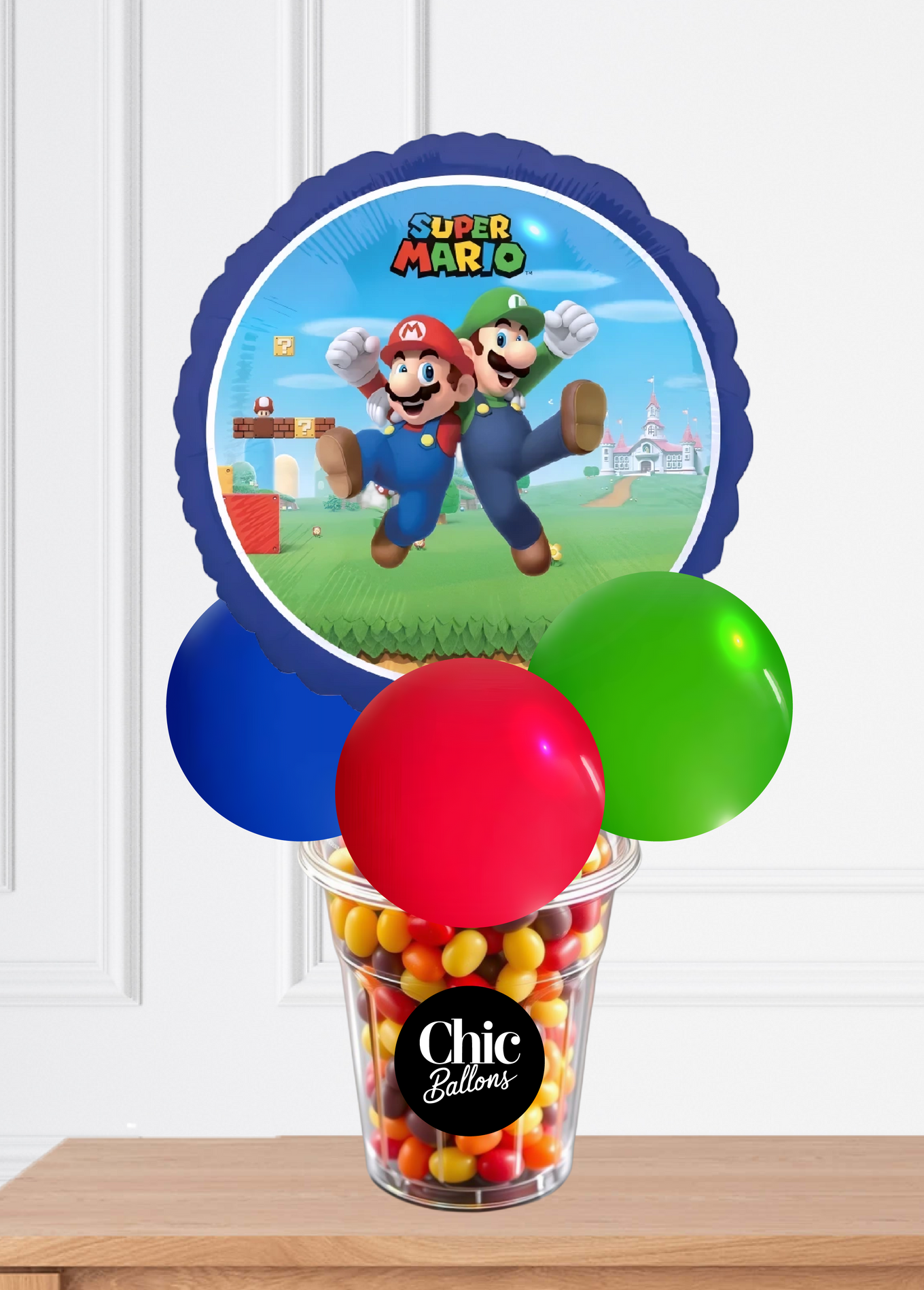 Verre festif de jujubes - Mario Bros