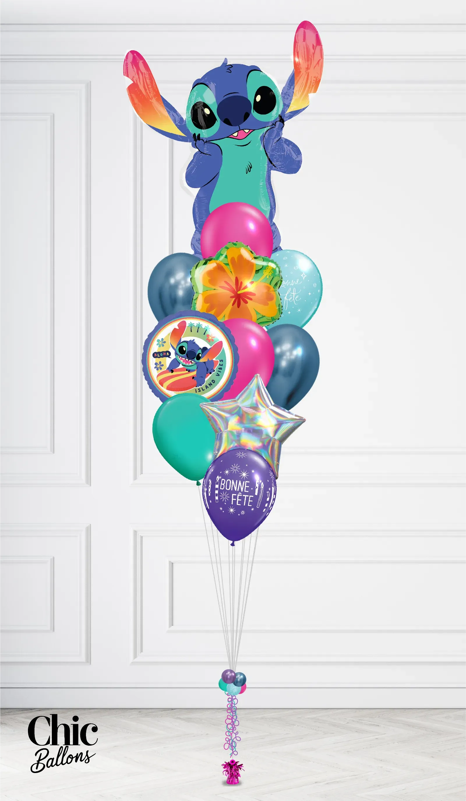Bouquet de ballons - Stitch