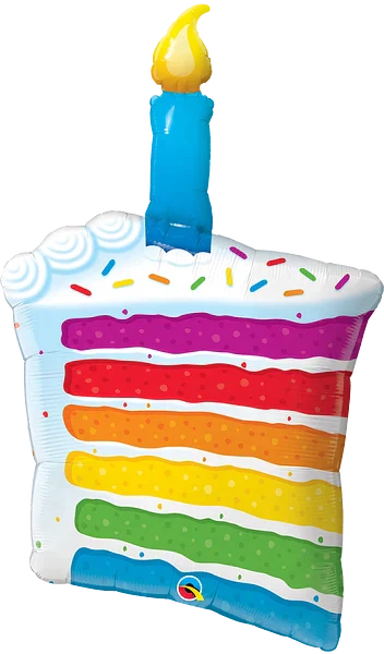 Gâteau arc-en-ciel 42" shape - 42"