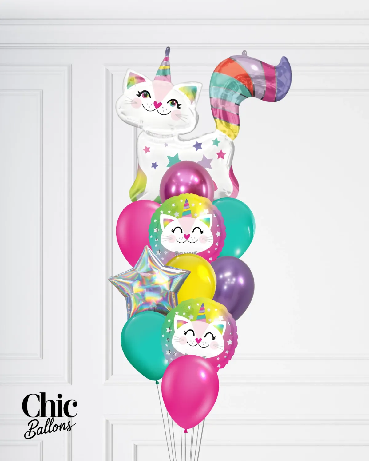 Bouquet de ballons - Chatlicorne