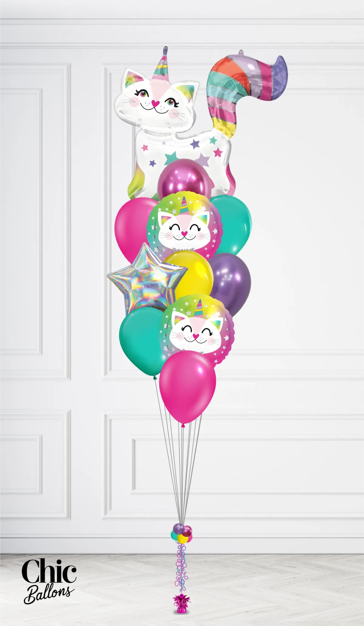 Bouquet de ballons - Chatlicorne