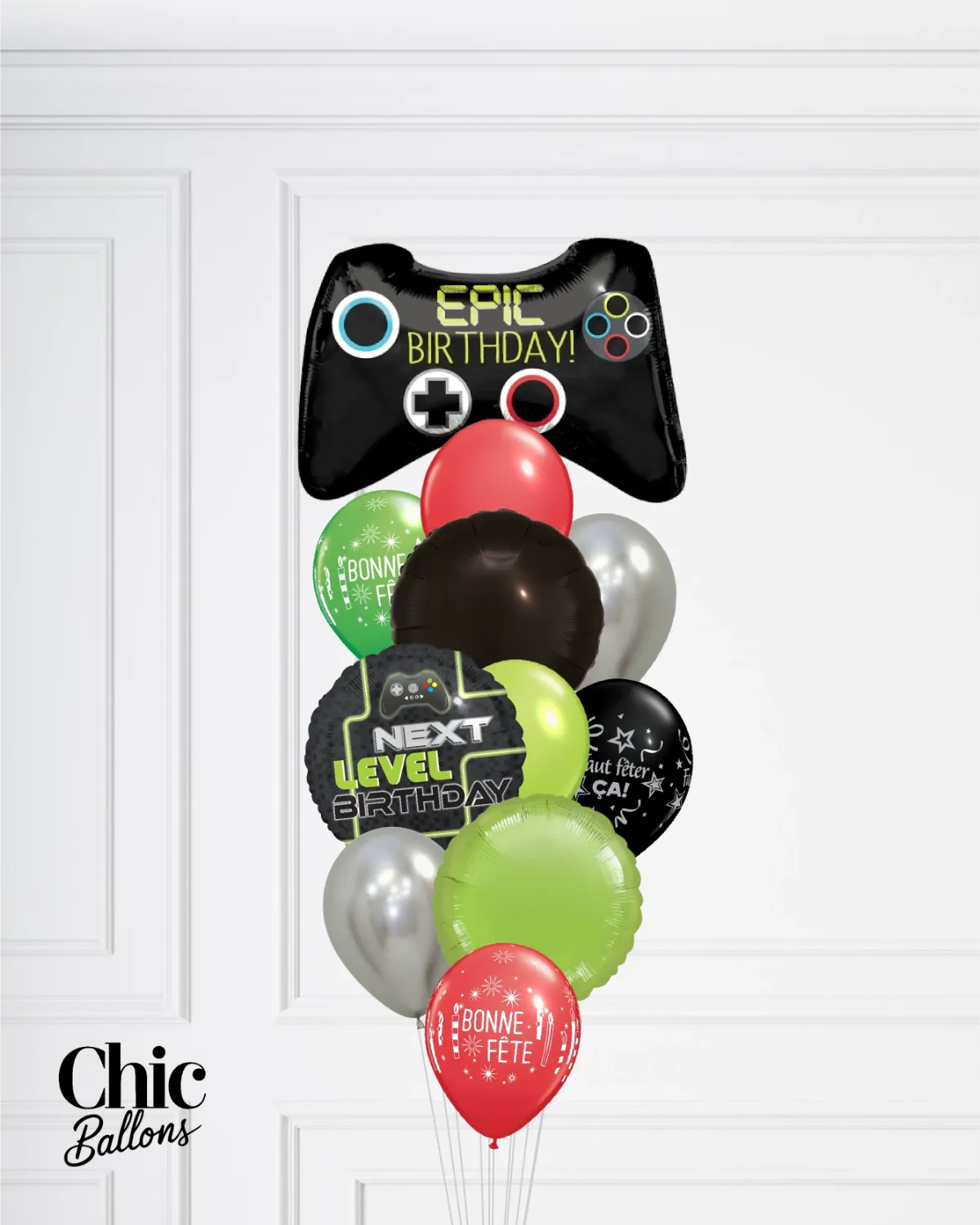 Bouquet de ballons - Gamer