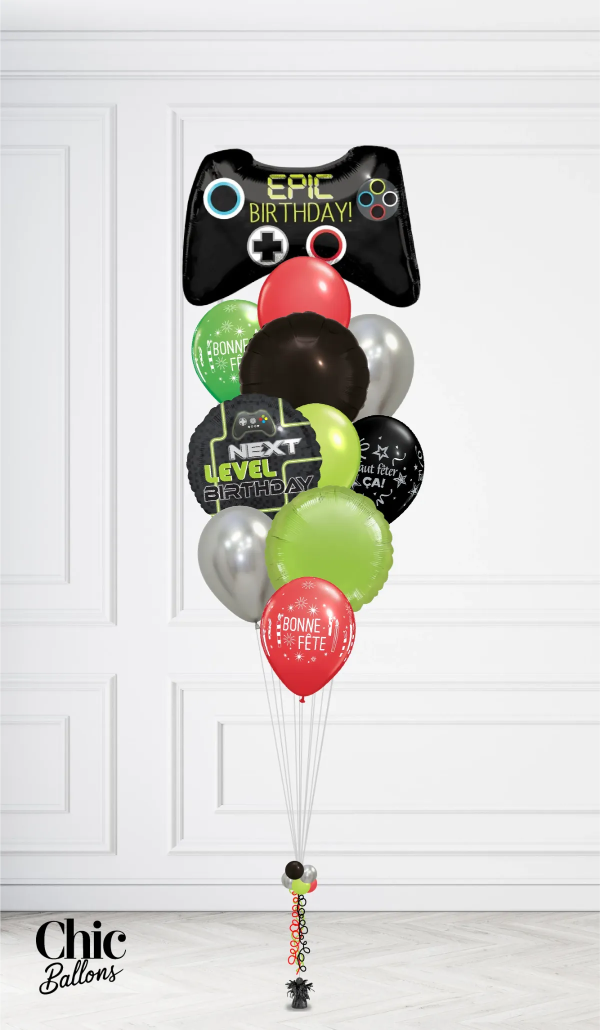 Bouquet de ballons - Gamer