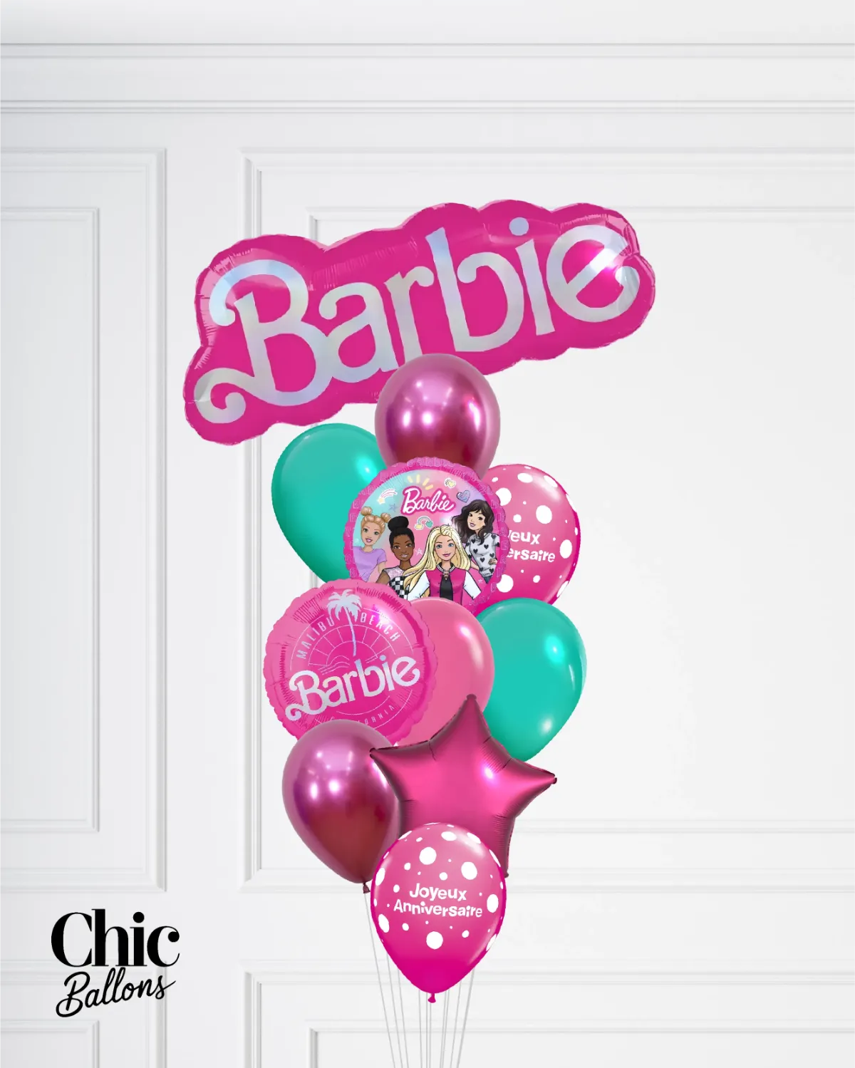 Bouquet de ballons - Barbie
