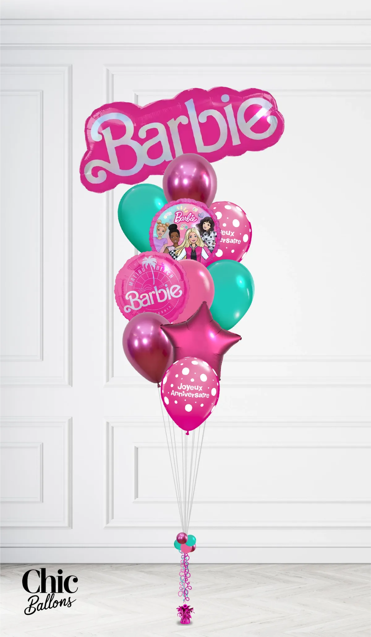 Bouquet de ballons - Barbie