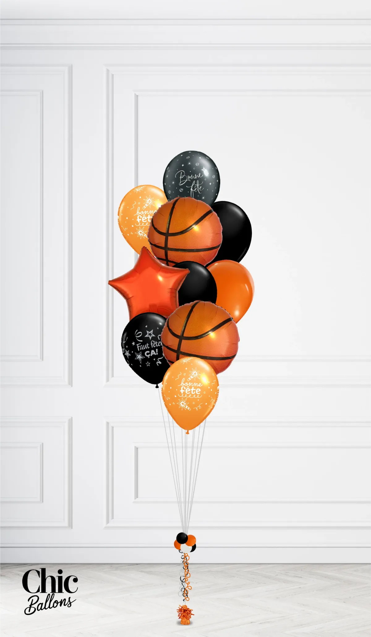 Bouquet de ballons - Basketball