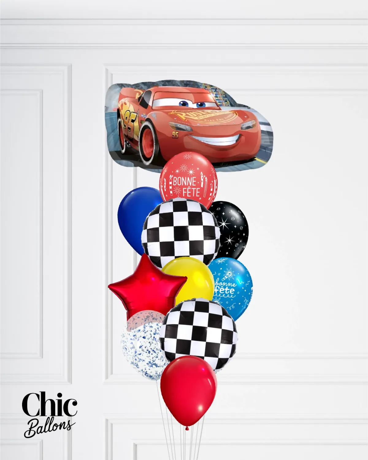 Bouquet de ballons -  Flash McQueen
