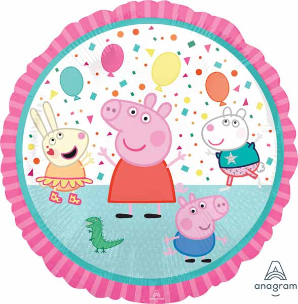 Ballon en aluminium de 18po - Peppa pig