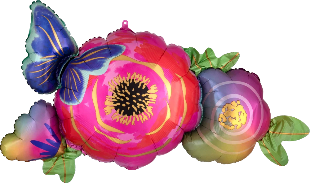 Fleurs et papillons - 37’’