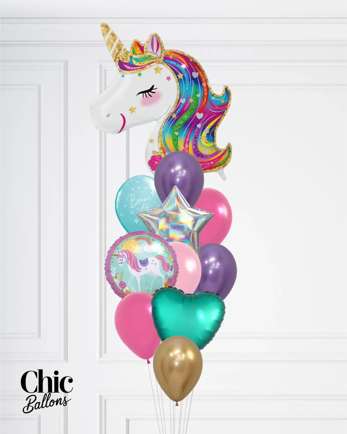 Bouquet de ballons - Licorne
