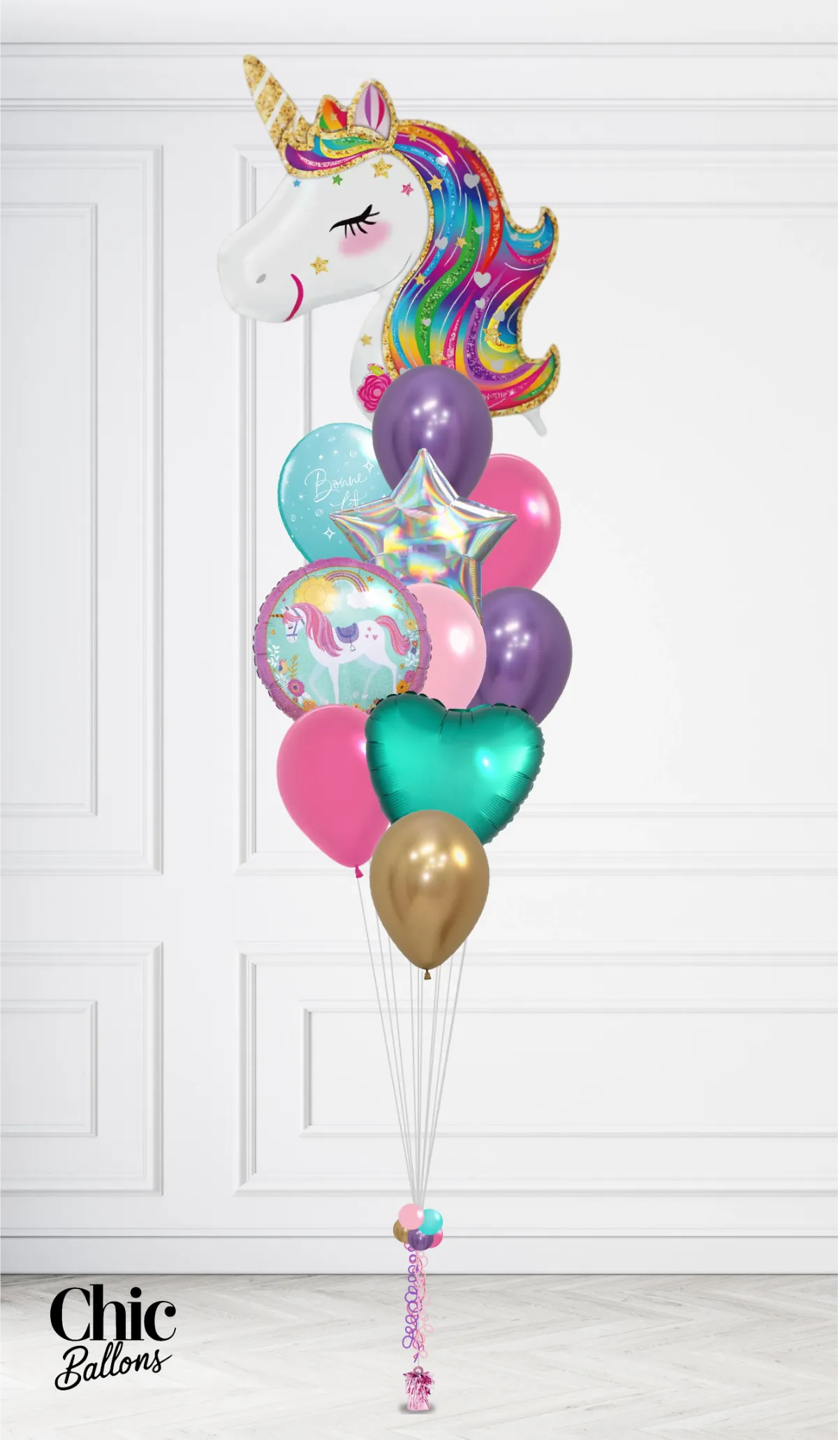 Bouquet de ballons - Licorne