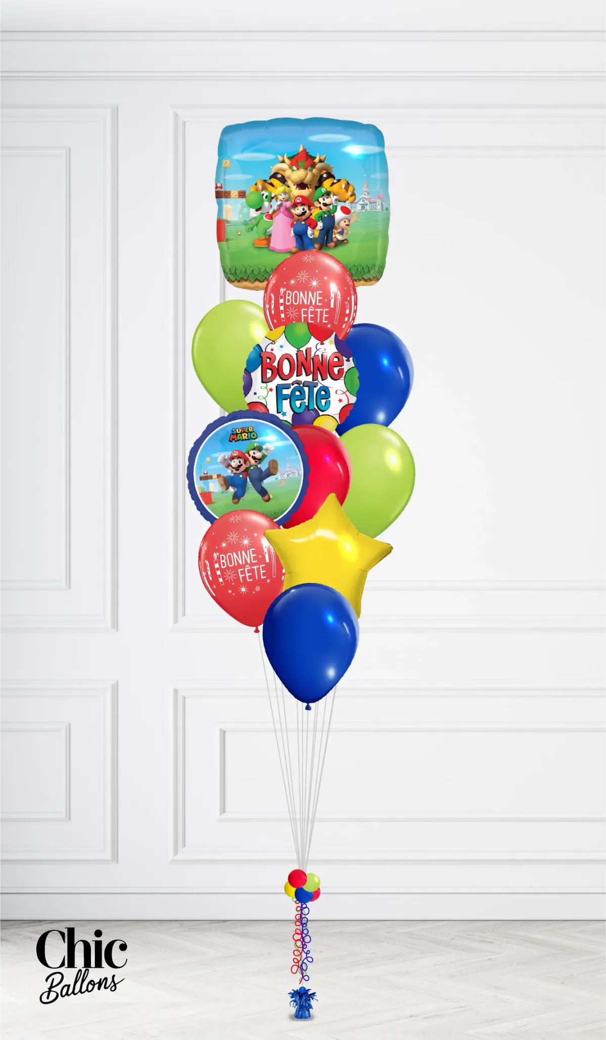 Bouquet de ballons - Mario Bros