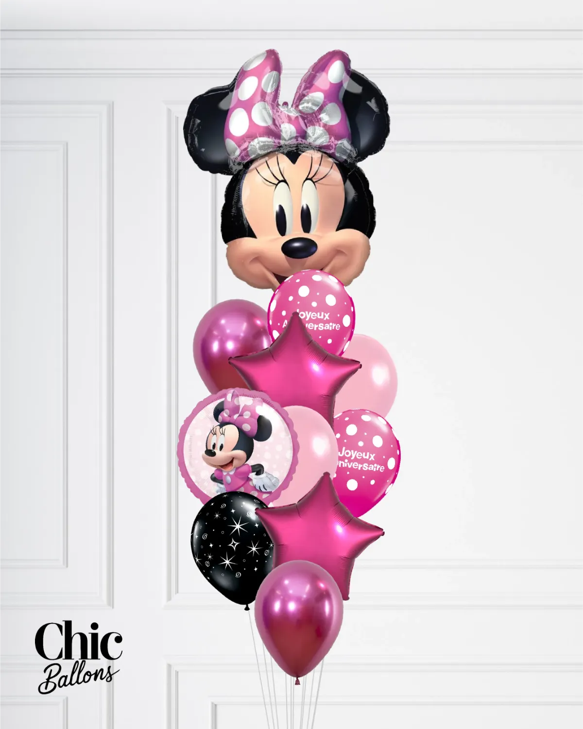Bouquet de ballons - Minnie mouse