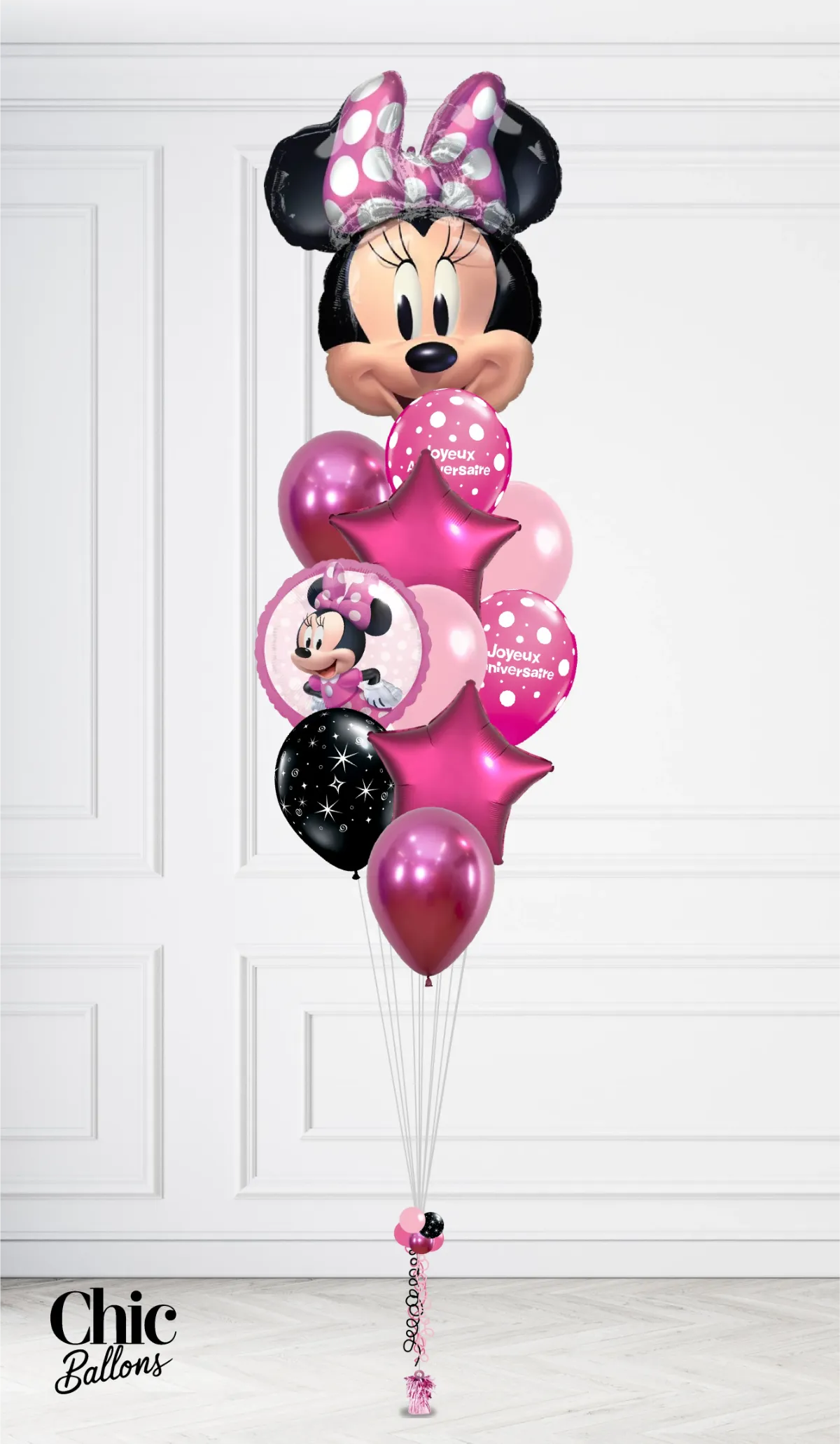 Bouquet de ballons - Minnie mouse