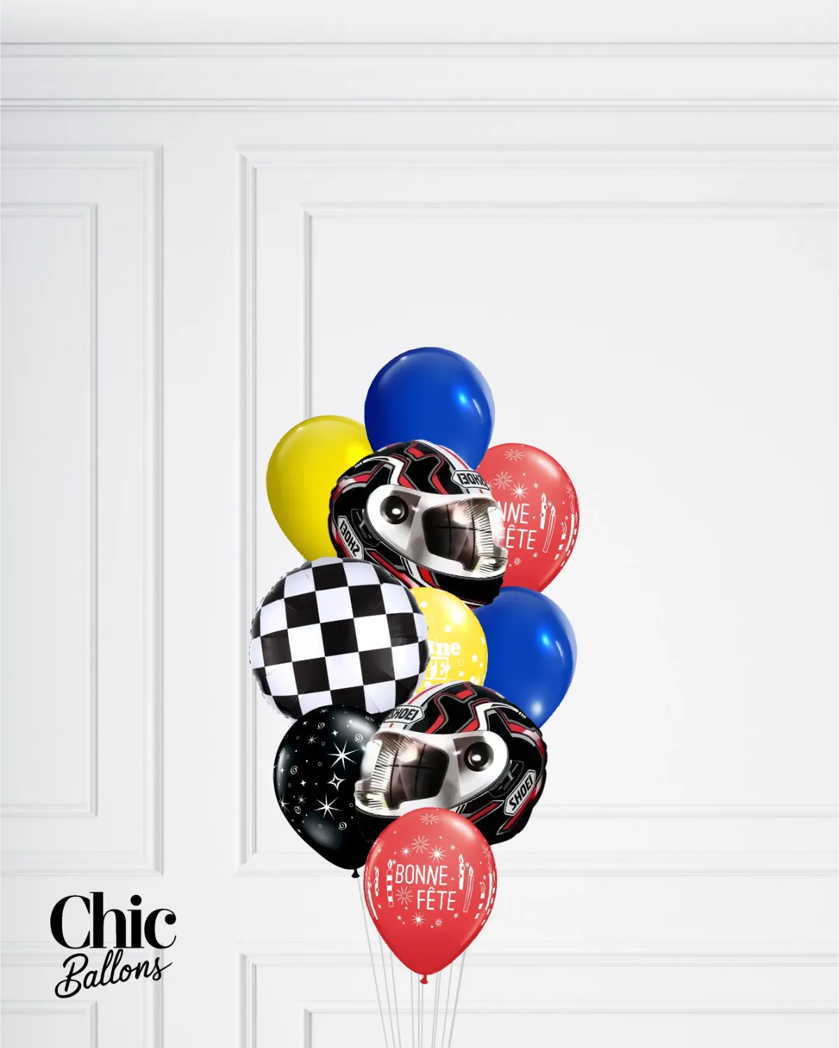 Bouquet de ballons - Moto