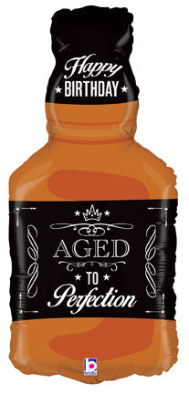 Aged to perfection whiskey 34" shape(d) - 34"