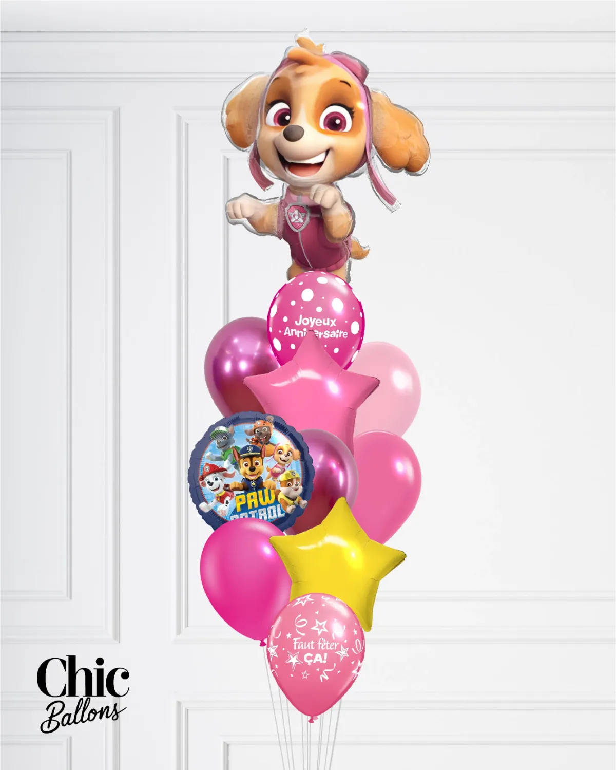 Bouquet de ballons - Pat'Patrouille - Stella