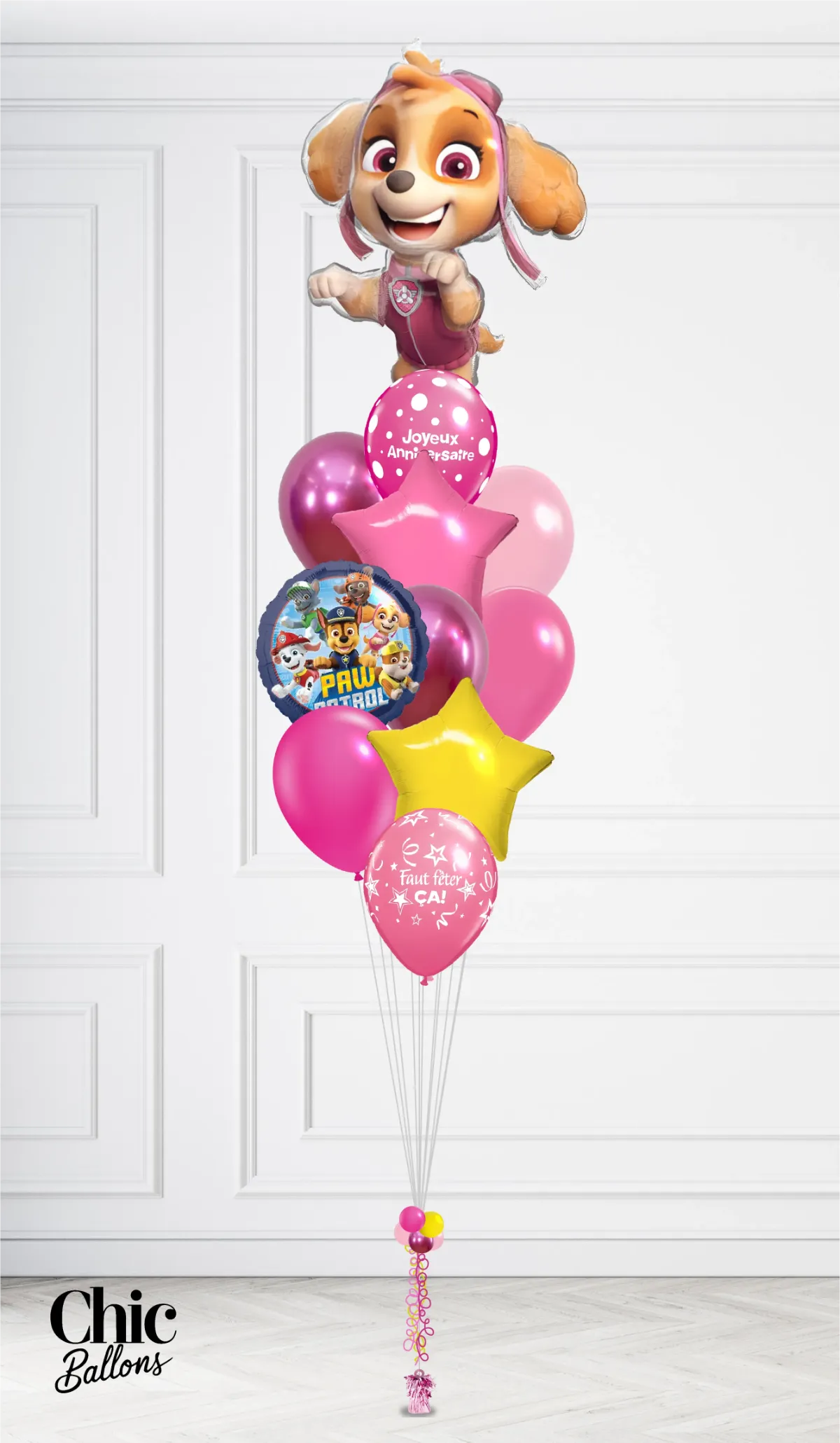 Bouquet de ballons - Pat'Patrouille - Stella