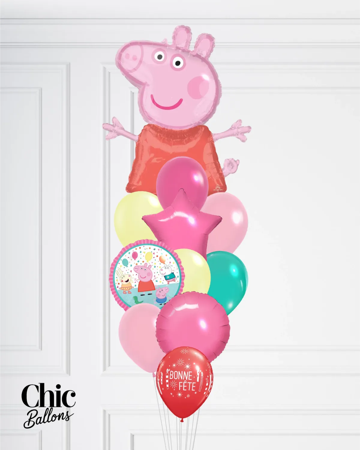 Bouquet de ballons - Peppa pig