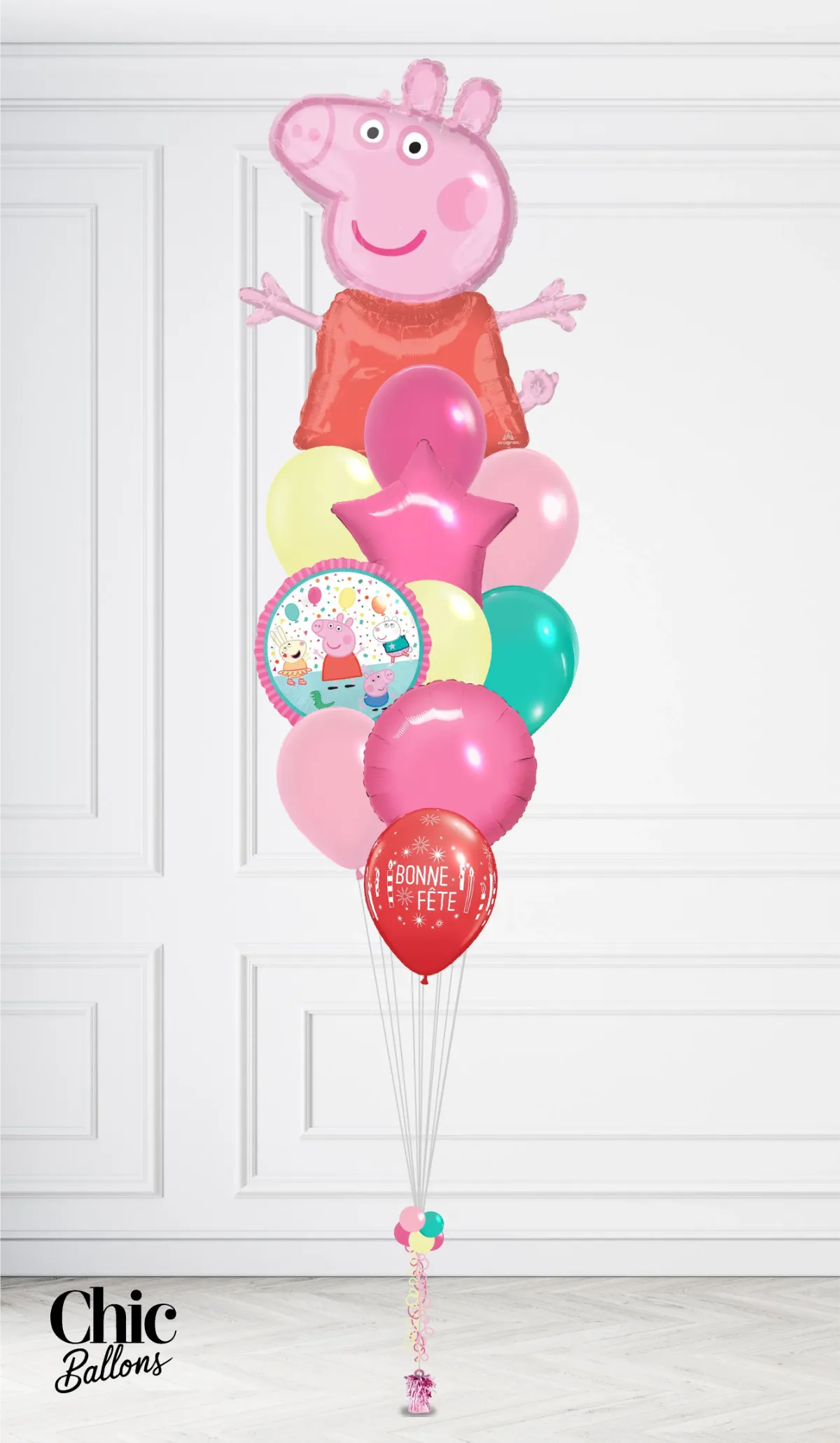 Bouquet de ballons - Peppa pig